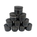 グリップテープ 10本セット ドライタイプ 滑り止め 多孔 オーバーグリップ テニス バドミントン ゴルフ 野球 マイバチ 釣り 太鼓用 (BLACK)