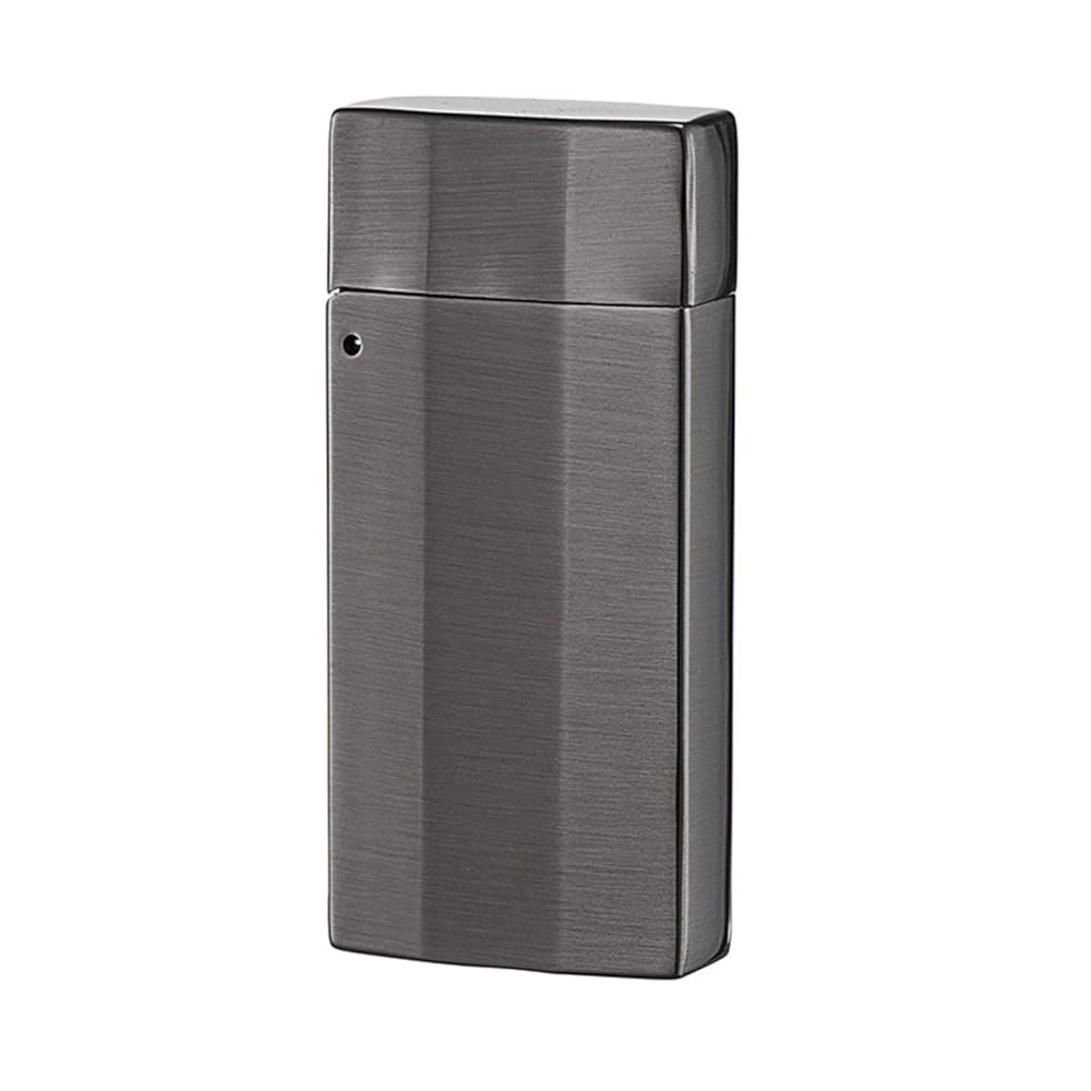 BIC J5 J25 ライターケース メタル製 おしゃれ 着せ替え メタリック スタイリッシュ 保護 (ブラック, A)