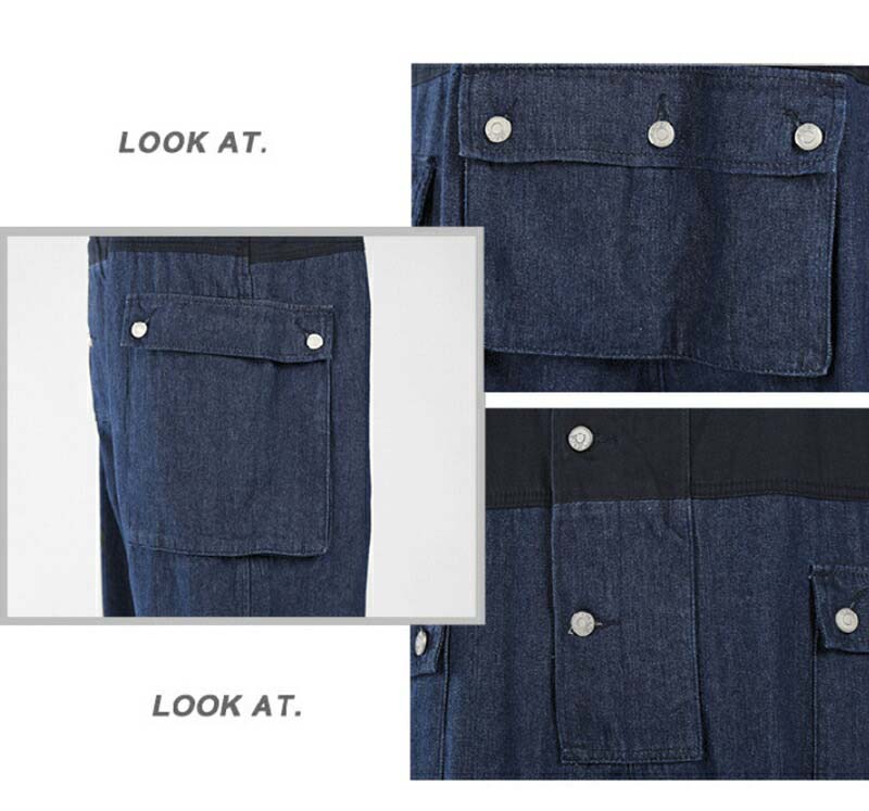 【新発売限定記念価格！】オーバーオール メンズ メンズ デニムパンツ 大きいサイズ 作業着 ゆったり 春夏秋冬 オールシーズン大きいサイズ ワークマン 作業着 ジーパン 男女兼用 S-5XL ファスナー付き サロペット