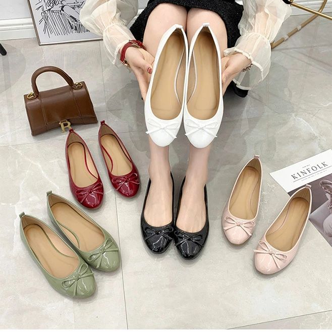 【クーポン最大1000円OFF!】スクエアトゥバレエシューズ バレエシューズ バレエ レディース スクエアト..