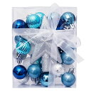 【限定価格→2,574円 7/29まで】クリスマス 飾り クリスマスツリー ボール クリスマスボール 飾り付け 30個セット 星 ボール クリスマス デコレーシ...