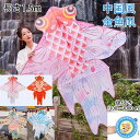 【新発売限定記念価格!】中国風 金魚凧 カイト たこ 凧 カラフルカイト と初心者のための凧 金魚 紙鳶 凧揚げ 微風で揚がる おもちゃ オモチャ 組み立て簡単...