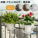【新発売限定記念価格!】プラントホルダー 鉄製 吊り下げ 植木鉢 省スペース フラワースタンド ガーデニング用品 アイアンアート ハンギングバスケット 園芸ラック 置き台 シンプル 家庭菜園 花鉢 多肉植物 フェンス 手すり 屋外 ベランダ 鉢植え ベランダ 観葉植物