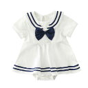 【最大P47倍~7/11まで】ベビー服 ワンピース セーラー風 カバーオール 新生児 女の子 ベビー キッズ 赤ちゃん 出産祝い 送料無料 子供服 可愛い ロンパース