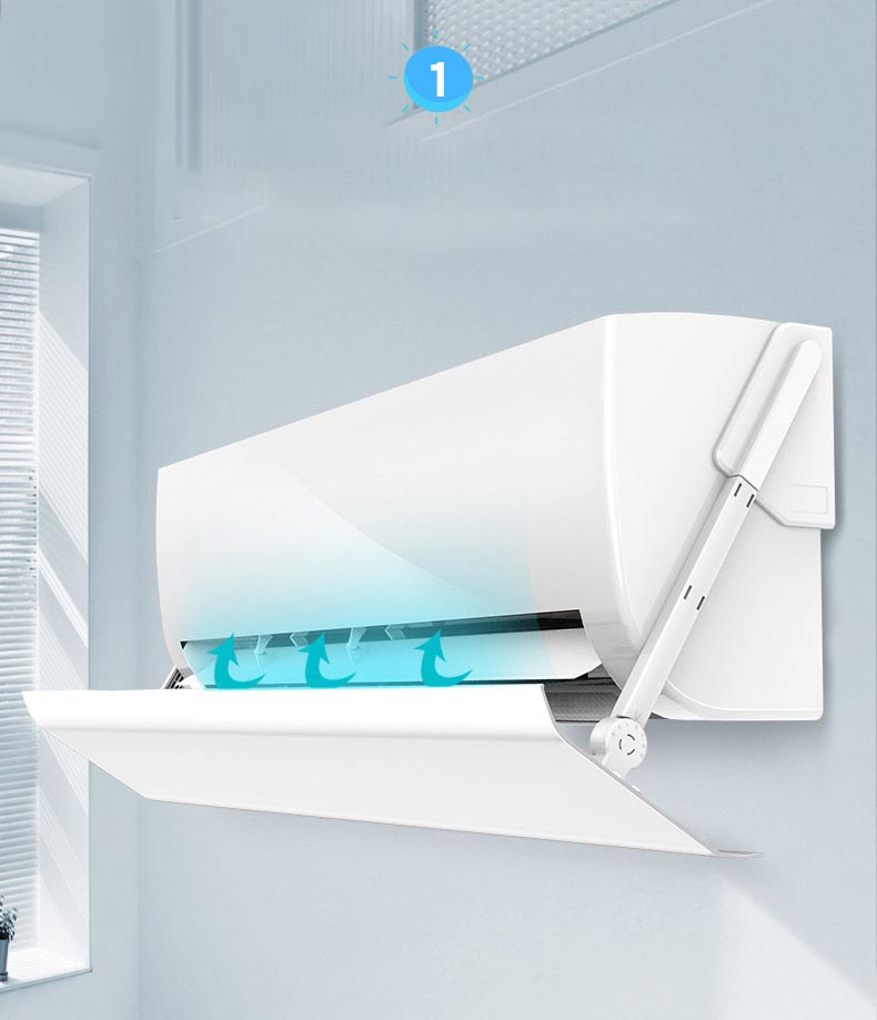 【2970円→実質2673円 8%COUPON+P2倍!11/27 01:59まで】エアコン風よけカバー 風よけカバー 直撃風防止 穴/工事不要 軽量 節電 多機種対応 冷房病・対策 取り付け簡単 風向き調整 冷房/暖房 ぶら下げ式