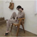【最大P47倍~7/11まで】ルームウェア 上下セット 秋 大きいサイズ かわいい ルームウェア 長ズボン プルオーバー 部屋着 寝巻き ナイトウェア ゆったり 春 レディース パジャマ