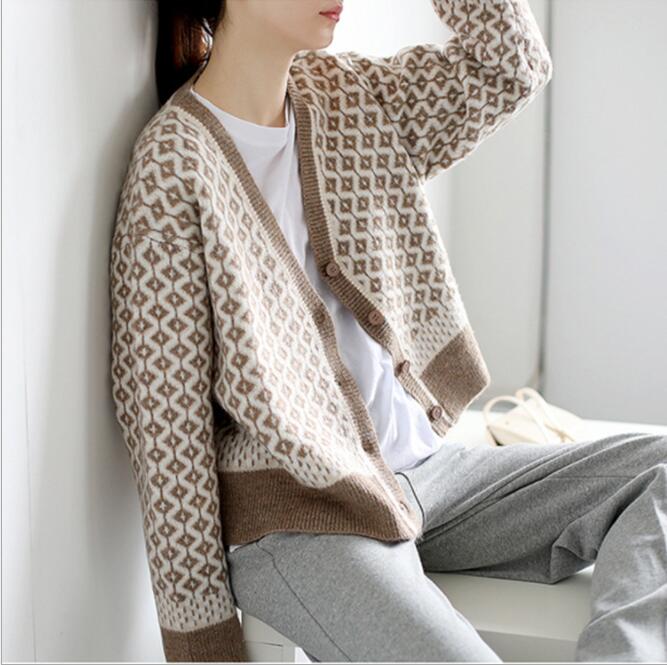 カーディガン レディース トライバル柄 ニットカーデ コート コーディガン アウター