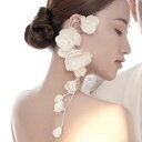 【最大P25倍~7/31まで】イヤリング 花 ウエディング 結婚式 花嫁 挟む 成人式 パーティー 卒業式 撮影用 INS 発表会 演奏会 結婚式 ウエディング 二次会 お嫁さん おしゃれ かわいい 披露宴