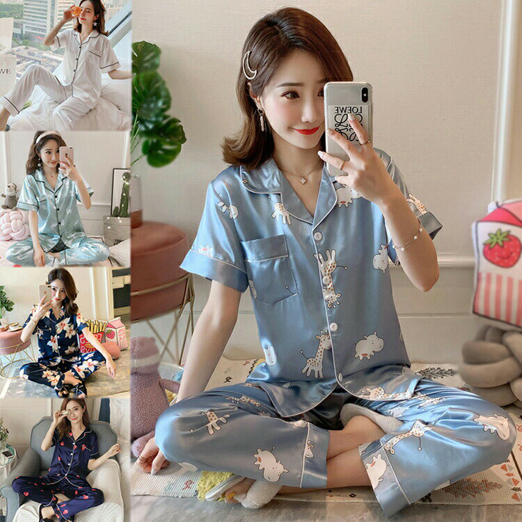 シルク　ボタニカル柄　トラベルパジャマ新品未使用 シルク ボタニカル柄 トラベルパジャマ新品未使用 シルク