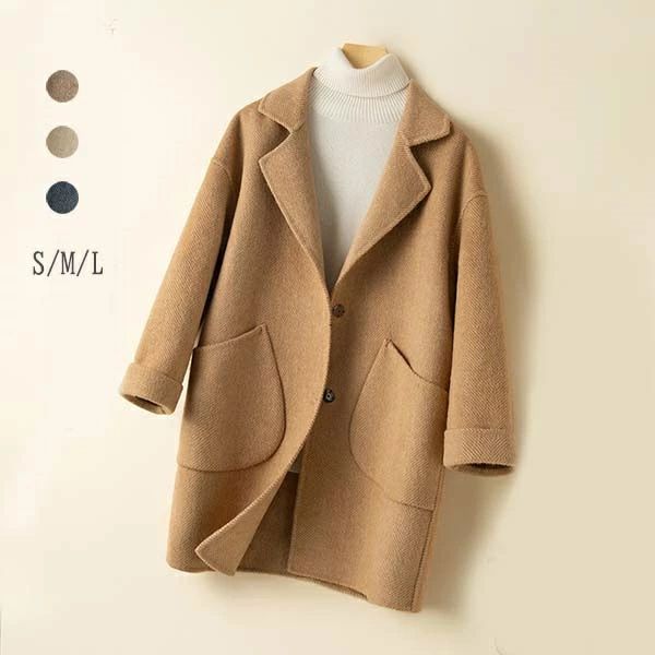 【55%OFF＆5%OFFクーポン利用で11,682円！2/4 12:00迄】ウール コート レディース 秋 冬 50代 40代 30代 アウター 上着 トレンチコート トップス チェスターコート 上品 防寒 フォーマル お呼ばれ 大きいサイズ 体型カバー 細見え 大人 可愛い おしゃれ