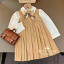 【新発売限定記念価格!】ワンピース キッズ 子供服 女の子 秋 長袖ワンピース プリーツスカート ベビー服 おしゃれ 可愛い 子供ドレス 七五三 誕生日 結婚式...
