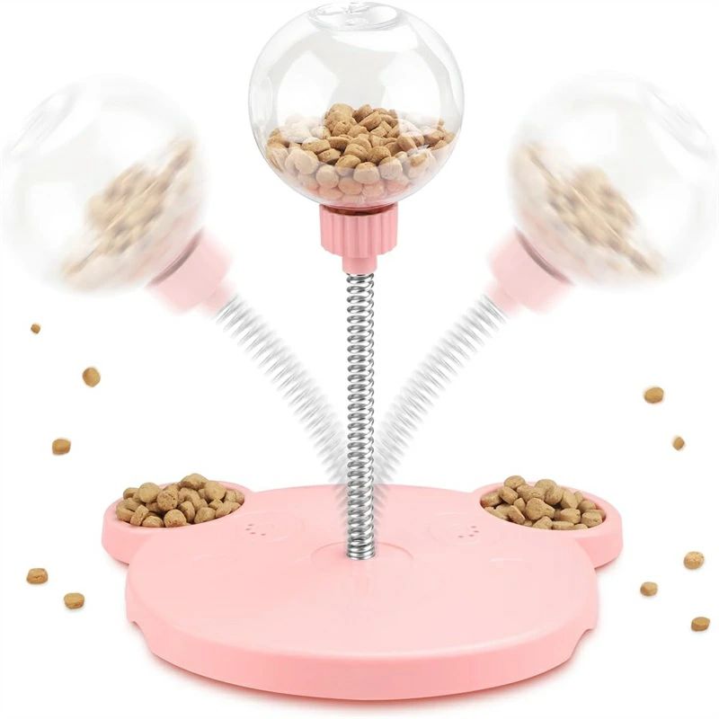 猫 おもちゃ 一人遊び 餌漏れ ボール 知育玩具 おもちゃ ストレス解消 ねこ 運動不足解消 ネコ おもちゃ 吸盤式 安定吸着 簡単移動 猫 遊び道具 給餌おもちゃ 早食い防止 留守番