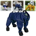犬用レッグカバー スペンダー付き犬用パンツ 滑り止め 調節可能 犬服 犬 レインコート レインパンツ サスペンダー付き 屋外四本足パンツ 犬用シューズ 肉球保護...