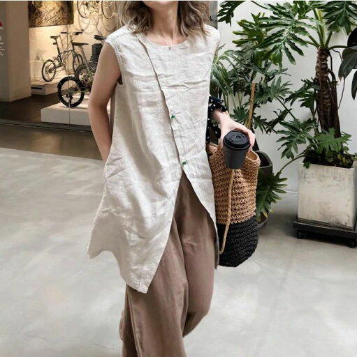 【店長おすすめ】チュニック ブラウス シャツ レディース ノースリーブ コットンリネン シャツ ブラウス カットソー ギンガムチェック トップス チェック 無地 スリット 大きいサイズ ゆったり キレイめ カジュアル 体型カバー 春 夏 プルオーバー 綿麻調 【店長おすすめ】チュニック ブラウス シャツ レディース ノースリーブ コットンリネン シャツ ブラウス カットソー ギンガムチェック トップス チェック 無地 スリット 大きいサイズ ゆったり キレイめ カジュアル 体型カバー 春 夏 プルオーバー 綿麻調