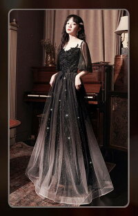 【新発売限定記念価格！】ドレス ロングドレス ウェディングドレス 大人 発表会 成人式 卒業パーティー 五分袖 ニロング 二次会ドレス ロング ブラック 紺色 おしゃれ 花嫁 披露宴 結婚式 海外挙式 XS・XXXL 演奏会用 結婚式 ピアノ レディースドレス 服装 合唱衣装