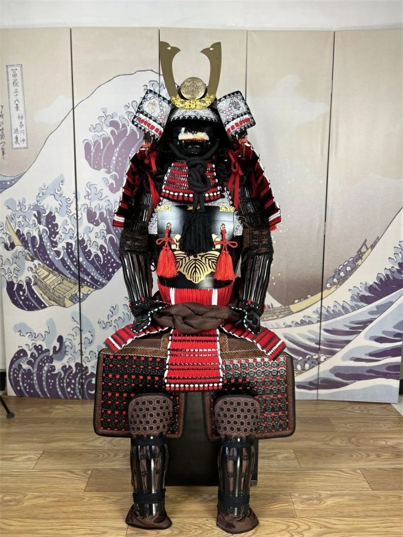 【458000円→実質412200円 8%COUPON+P2倍!11/27 01:59まで】甲冑一式 等身大 着用可能 鎧飾り 鎧櫃 当世 具足胴丸 飾り◆甲冑...