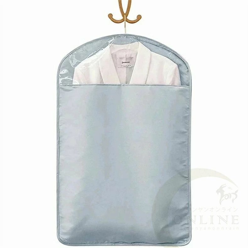 まいにちものの【3780円→実質3402円 8%COUPON+P2倍!11/27 01:59まで】★2点set★【防塵 / 防湿】2個装 衣装カバー洋服カバー 衣類カバー キーボード カバー ロング 防虫防カビ透明窓付き 底までカバー 通気性 衣類収納カバー 収納袋 厚手 不織布カバー 防塵湿気遮断｜アングル2