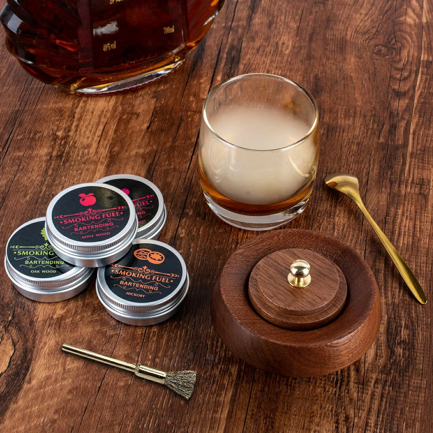 【2980円→実質2593円 8%COUPON+P5倍!11/15 23:59まで】カクテルスモーカー 燻製器 スモーキングガン フ..