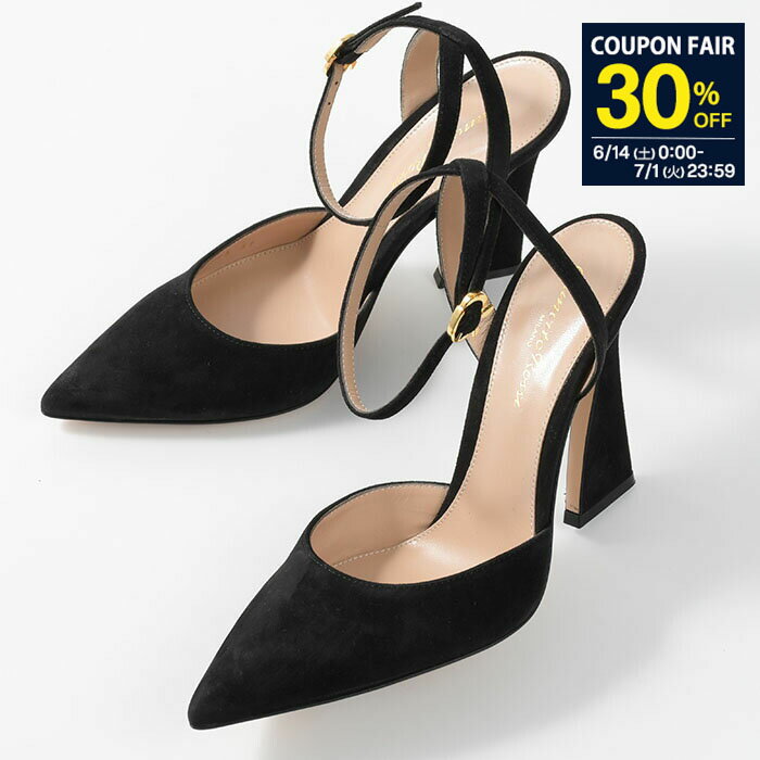 Gianvito Rossiジャンヴィト ロッシ パンプス スウェード ネイビー