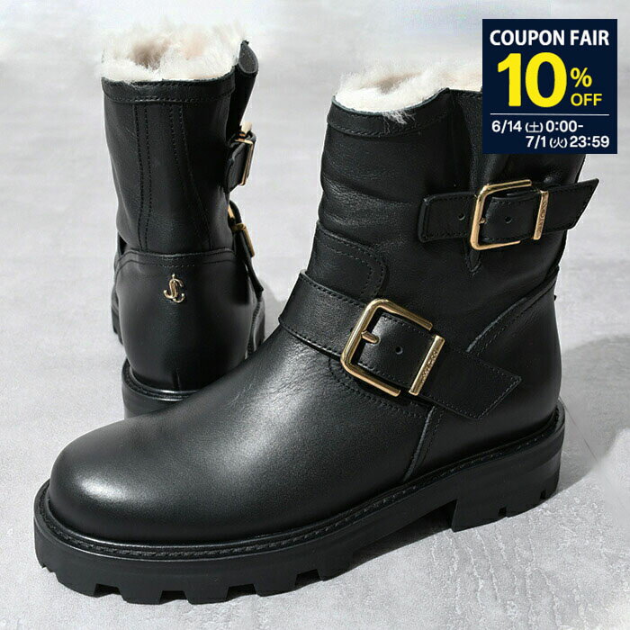 10OFFоݡJIMMY CHOO ߡ奦 ֡ 塼 YOUTH II Х֡ YOUTHIIOHI ǥ  BLACK ...