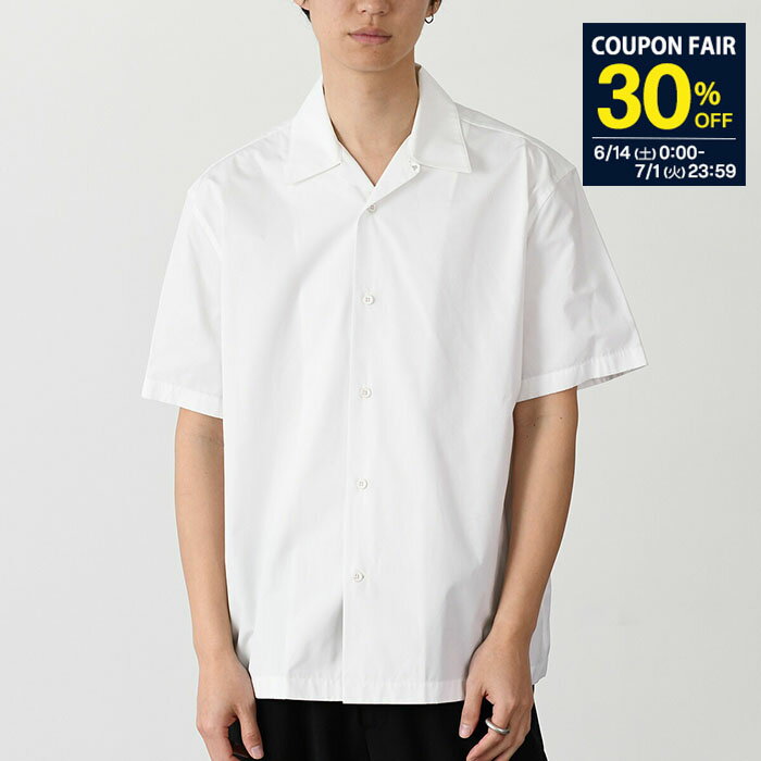【30％OFF対象】JILSANDER ジルサンダー シャツ ヘビーオーガニックコットンポプリンシャ