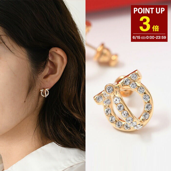 【P3倍】FERRAGAMO フェラガモ アクセサリー ピアス ガンチーニ 760417 73629