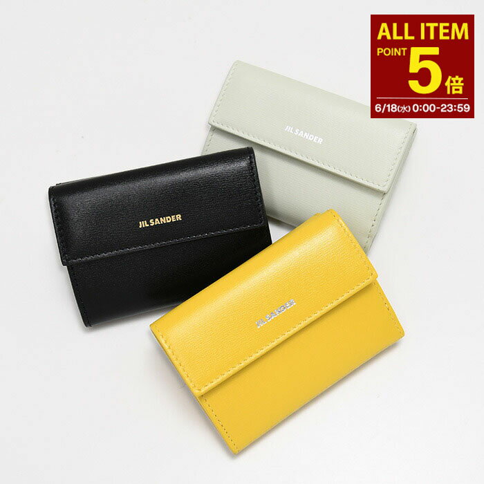 【全品P5倍】JILSANDER ジルサンダー ミニ財布 コンパクト財布 ロゴ入り J07UI000