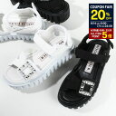【P5倍&20%OFF対象】Roger Vivier ロジェ ヴィヴィエ ヴィヴ ゴーシック トレッキー ストラス バックル テクニカル ファブリック サンダル...