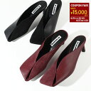 【最大15,000円OFFクーポン】JILSANDER ジルサンダー ミュール シューズ レザー スクエアトゥ ハイヒール J16WP0004 P6442 レデ...
