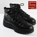 【最大15,000円OFFクーポン】PRADA プラダ ブーツ ブーティー シューズ Brixxen レザー 2TE201 070 メンズ ブラック レースアッ...