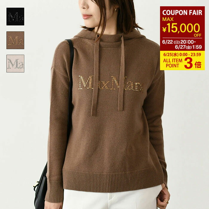 P3&15,000OFFݥS Max Mara  ޥåޡ ȥåץ ѡ ˥å GORIZIA ĥ  ...