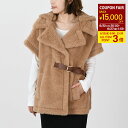 【全品P3倍&最大15,000円OFFクーポン】Max Mara マックスマーラ ポンチョ ケープ アウター LANOSO4 ラノーゾ テディ ジレケープ 4731145106 レディース ベージュ ジャケット