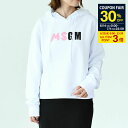 【全品P3倍&30%OFF対象】MSGM エムエスジーエム パーカー ロゴ プリント フーディー 3341 MDM186 レディース WHITE ホワイト 白 ...