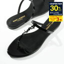 【全品P3倍&30%OFF対象】SAINT LAURENT サンローラン YSL サンダル シューズ カサンドラ スライド パテントレザー 7760811TVV...