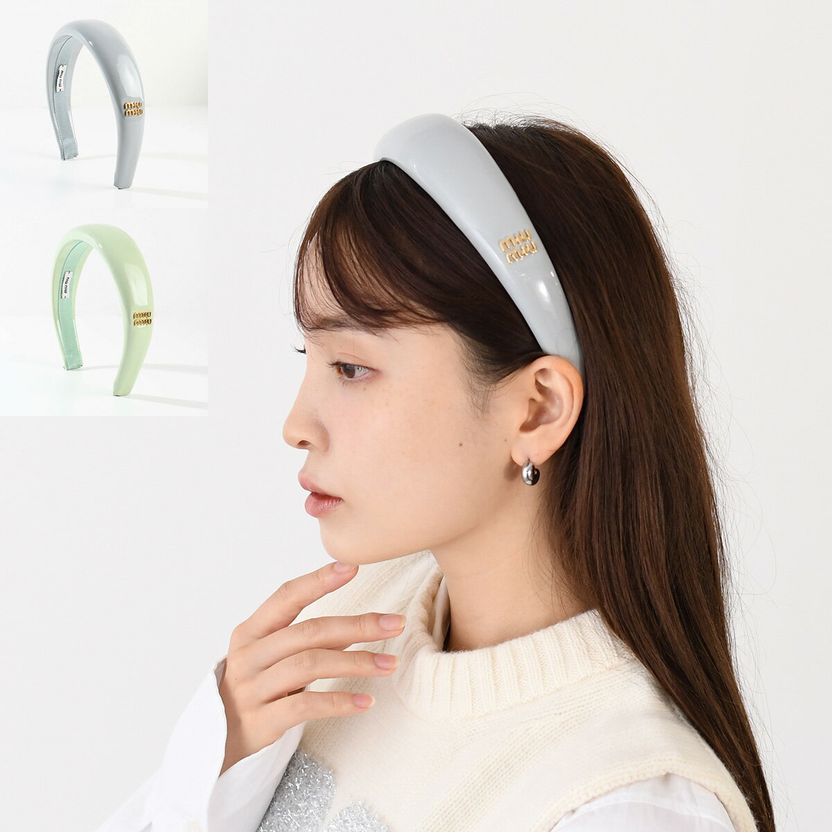 ＊未使用品＊miumiu カチューシャ 楽天市場】miumiu(ミュウミュウ) カチューシャの通販
