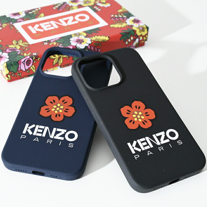 KENZO ケンゾー アイフォンケース iPhoneケース BOKE FLOWER IPHONE 13 PRO ケース スマホケース FC6COIP13SPC レディース ユニセックス MIDNIGHT BLUE ブルー BLACK ブラック アクリル シリコン ギフトプレゼント おすすめ 人気