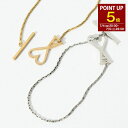 【P5倍】AMI ALEXANDRE MATTIUSSI アミパリス ブレスレット アクセサリー AMI DE COEUR チェーンブレスレット UJW917 361 メンズ ゴールド シルバー ロゴ ペンダント