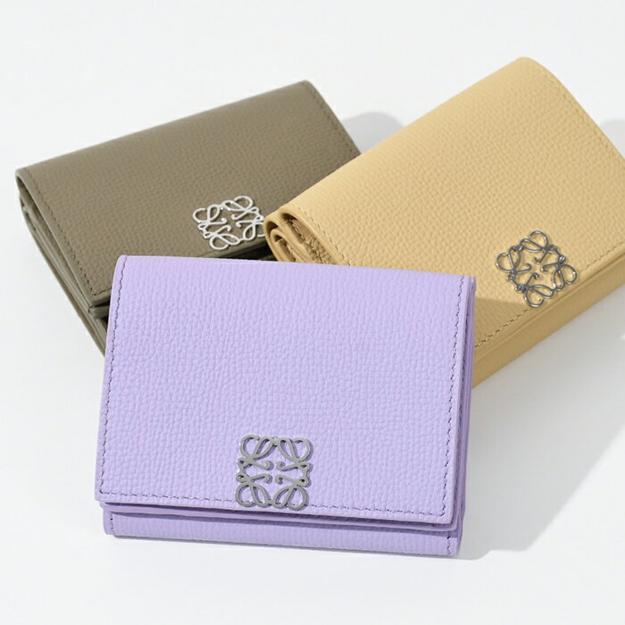 LOEWE ロエベ ANAGLAM トライフォールド 3つ折り財布 折りたたみ C821TR2X02 レディース 財布 アナグラム パープル グリーン 新作 おすすめ プレゼント ギフトのサムネイル