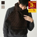 【全品3%OFF&エントリーで最大P5倍】FENDI フェンディ マフラー ストール FXT113AQCW ウール カシミア メンズ ユニセックス バーガンディ...