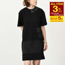 【全品3%OFF&エントリーで最大P5倍】MAISON MARGIELA メゾン マルジェラ ワンピース ナンバリング Tシャツ ミニワンピ ミニドレス S52DA0058 M20050 レディース ブラック ナンバリングロゴ 半袖 クルーネック ビッグロゴ kkcp