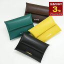 【全品P3倍】JILSANDER ジルサンダー コインケース 小銭入れ コインパース J07UI0013 P4840 レディース ロゴ レザー ブラウン ブラック イエロー グリーン 封筒型