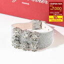 【最大7,000円オフ&P10倍】Roger Vivier ロジェ ヴィヴィエ ブレスレット フラワーストラスブレスレット アクセサリー REWCO0740200N1B シルバー レディース レザー メタル クリスタル ジュエリー オケージョン