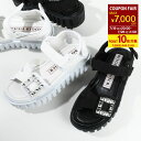 【最大7,000円オフ&P10倍】Roger Vivier ロジェ ヴィヴィエ ヴィヴ ゴーシック トレッキー ストラス バックル テクニカル ファブリック サ...