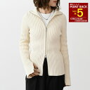 JILSANDER ジルサンダー カーディガン トップス J02HP0002 J15362 BEIGE ベージュ レディース コットン リブ ニット ハイネック ジップ 長袖 モード