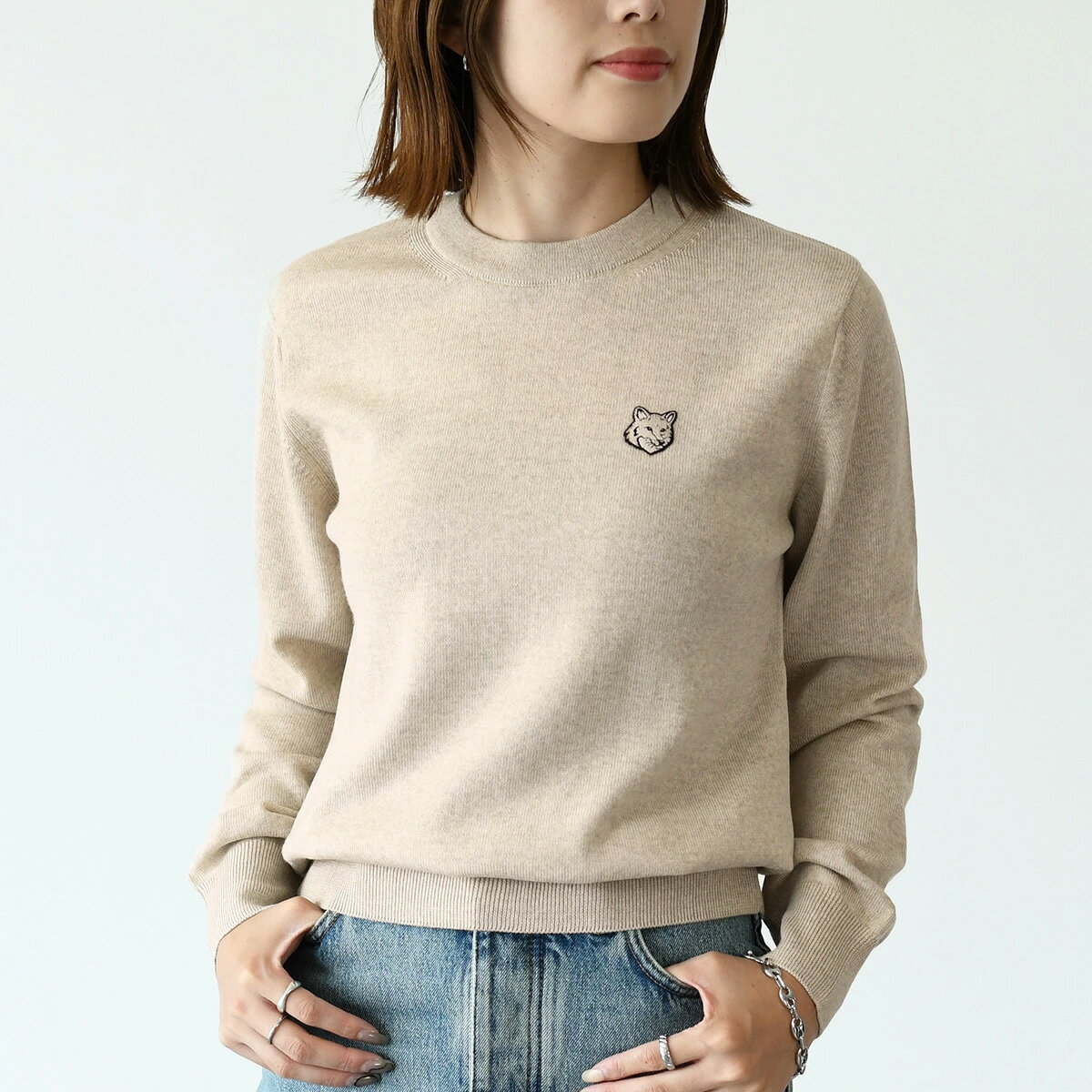楽天市場】maison kitsune(ニット・セーター|トップス 楽天市場】maison kitsune(ニット・セーター|トップス