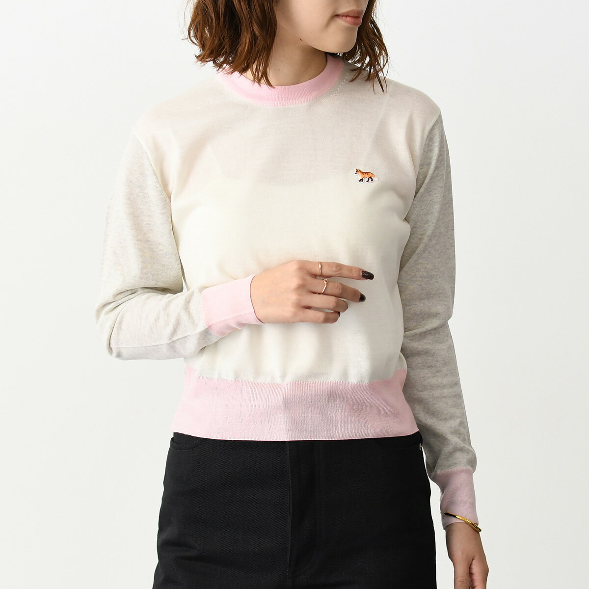 楽天市場】maison kitsune(ニット・セーター|トップス 楽天市場】maison kitsune(ニット・セーター|トップス