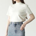 A.P.C アーペーセー Tシャツ トップス CAROLL COGXB F26348 レディース スタンドカラー 半袖 生成り クリーム ロゴ コットン素材 春夏 カジュアル ミニロゴ きれいめ モード