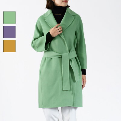 S Max Mara エス マックスマーラ コート アウター ARONA ウールコート 90160129600700 レディース ポケット 無地 ガウン ロングコート ベルト