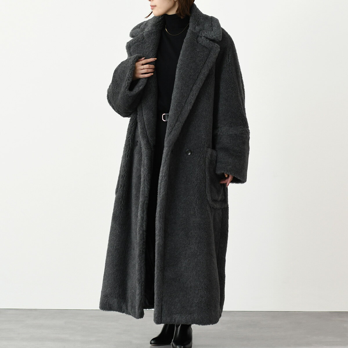 【全品5％OFFクーポン配布中】MAX MARA マックスマーラ テディベア アウター コート KADIAK カディアック オーバーサイズ レディース グレー 冬 防寒 人気 ロングコートのサムネイル