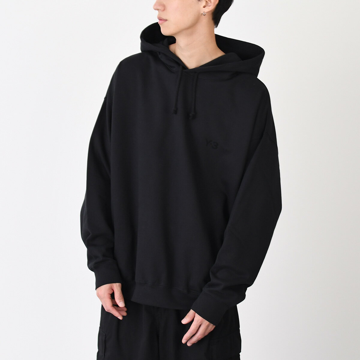 Y-3 ワイスリー トップス スウェット FT HOODIE ka3112 メンズ ユニセックス ブラック コットン パーカ..